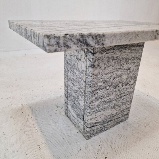 Image 1 of Table basse vintage italienne en granit, années 1980