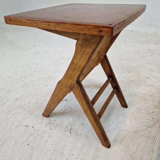 Image 1 of Ensemble de 3 tables gigognes vintage en bois, Hollande 1960