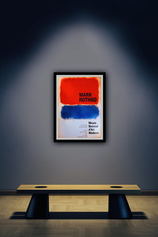 Mark Rothko : "Exposition au Musée national d'art moderne de Paris, 1972".