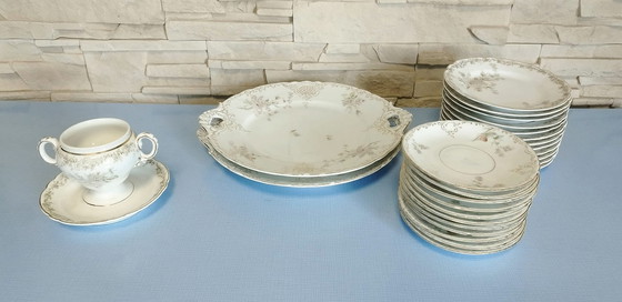 Image 1 of Service à déjeuner, porcelaine K&As, Rosenthal Pompadour de 1937-39