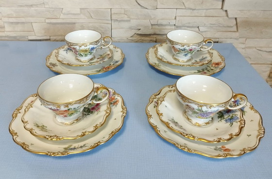 Image 1 of Service à déjeuner, porcelaine K&As, Rosenthal Pompadour de 1937-39