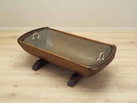 Image 1 of Table basse en pin, Design italien, 1960S, Production : Italie