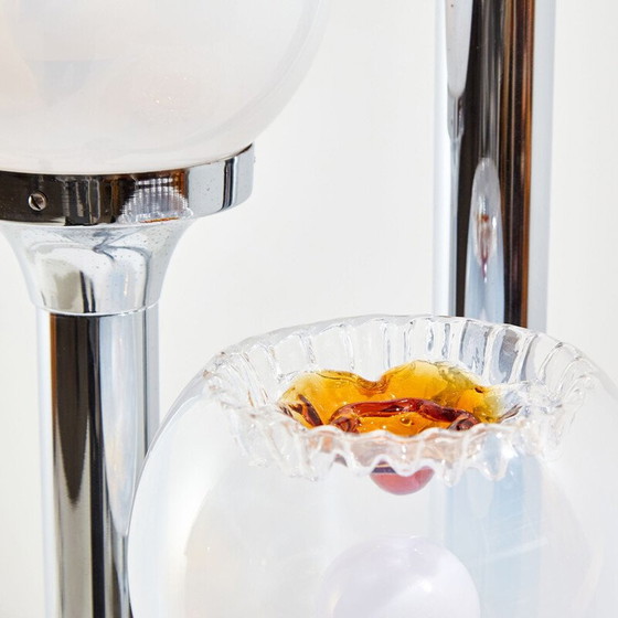 Image 1 of Lampadaire vintage Mazzega en verre de Murano, 1970