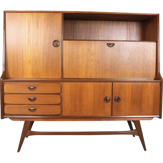 Image 1 of Buffet vintage en teck par Louis Van pour Wébé, Pays-Bas 1960
