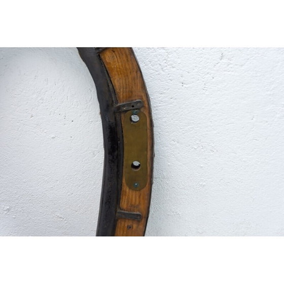 Image 1 of Collier vintage en forme de cheval en bois, Tchécoslovaquie 1930