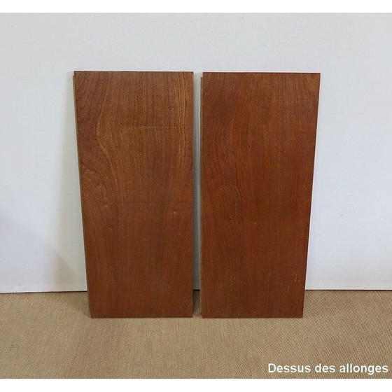 Image 1 of Table vintage en acajou massif "rise and fall", 1970