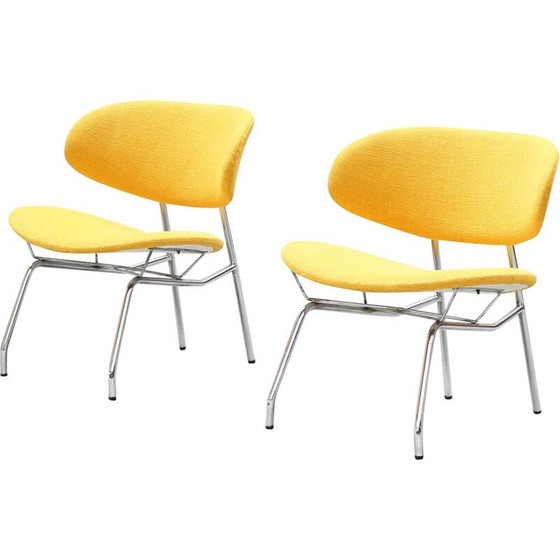 Image 1 of Paire de chaises longues vintage par Rino Vernuccio Italie