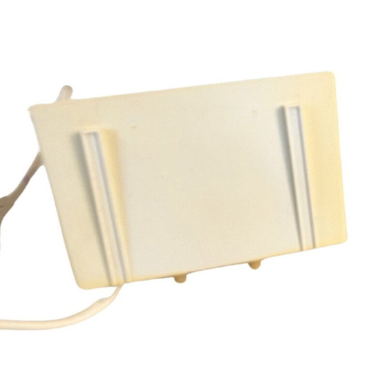 Image 1 of Horloge électrique Jerger vintage avec réveil en plastique beige, Allemagne 1970