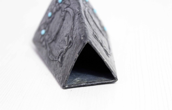 Image 1 of Vase Art Nouveau En Étain G.Penot, France 1930