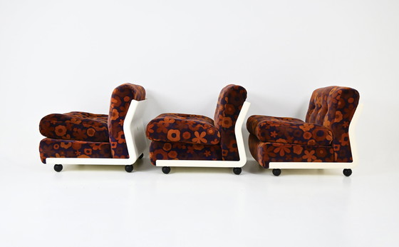 Image 1 of Chaises longues Amanta par Mario Bellini pour C&B Italia, 1960S, ensemble de 3