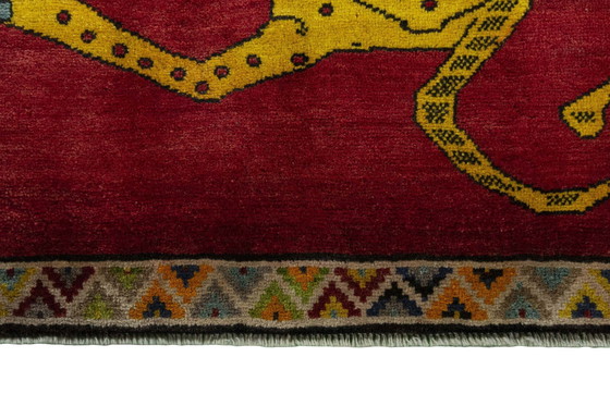 Image 1 of Tapis Gabbeh Nomade noué à la main - Tigre - 151 X 105 cm