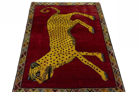 Image 1 of Tapis Gabbeh Nomade noué à la main - Tigre - 151 X 105 cm