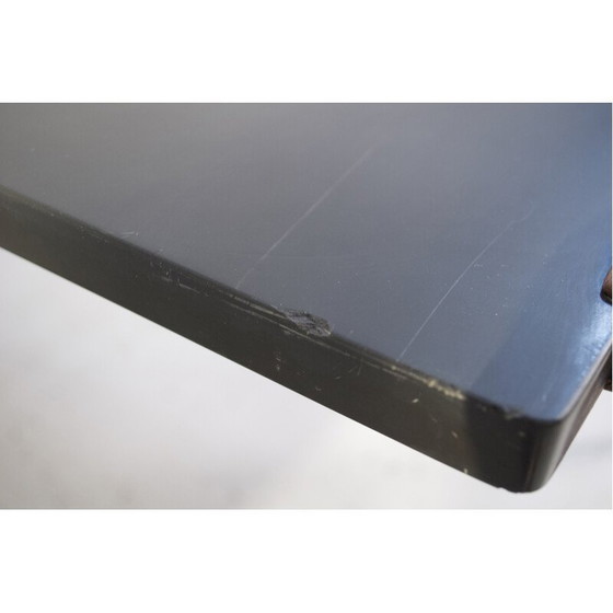 Image 1 of Table basse vintage en teck et laiton, France 1960