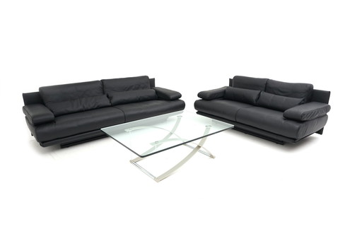 Rolf Benz 6500 Ensemble Table 1150 Canapé Canapé trois places deux places Cuir