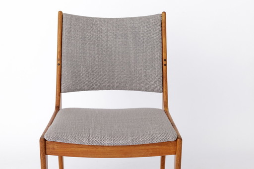 Chaise en teck vintage 1960S par Johannes Andersen - Design classique danois du Mid Century