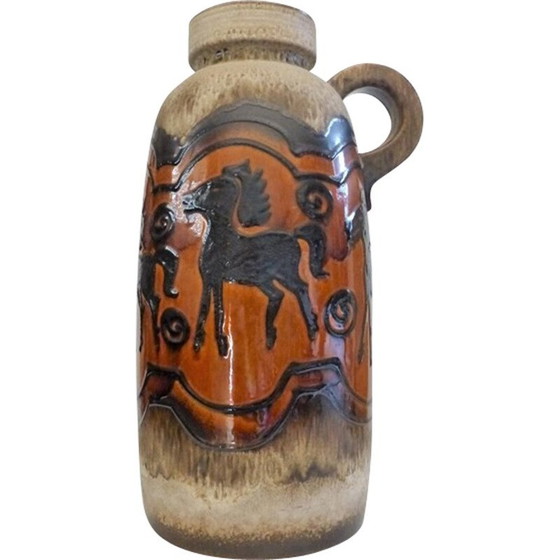 Image 1 of Vase vintage en céramique Fat Lava de W. Germany, Allemagne 1970