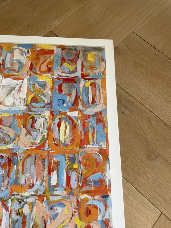 Image 1 of Jasper Johns ( Américain, né en 1930), Numbers In Color, (1958-59), Copyright Albright Knox, New York