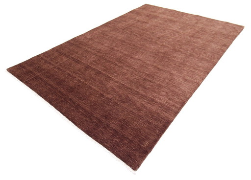 Tapis moderne Gabbeh Loom Unicolore noué à la main 292 X 203 cm Nouveau tapis