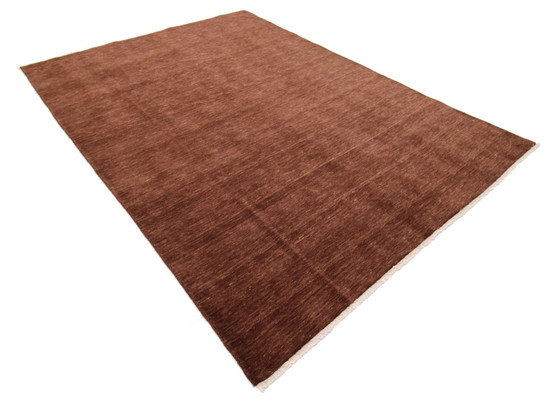 Image 1 of Tapis moderne Gabbeh Loom Unicolore noué à la main 292 X 203 cm Nouveau tapis