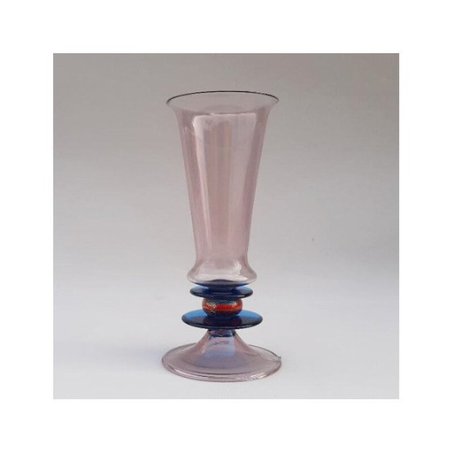 Vase vintage postmoderne Memphis par Formia 1985s