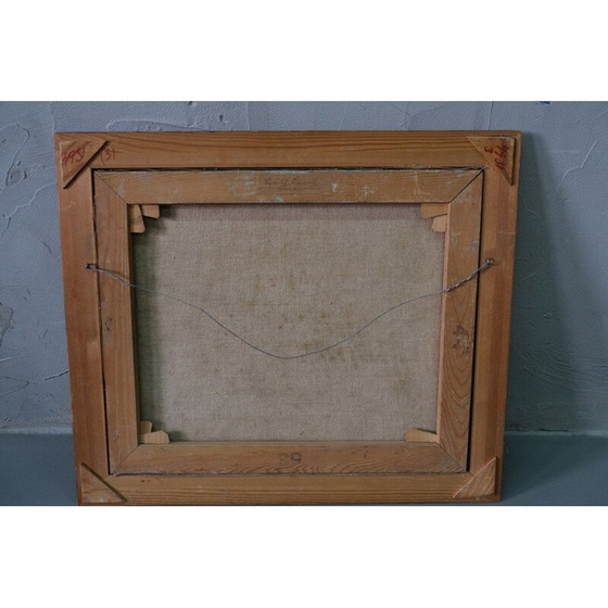 Image 1 of Peinture à l'huile vintage de Hjalmar Lundström, Suède 1930