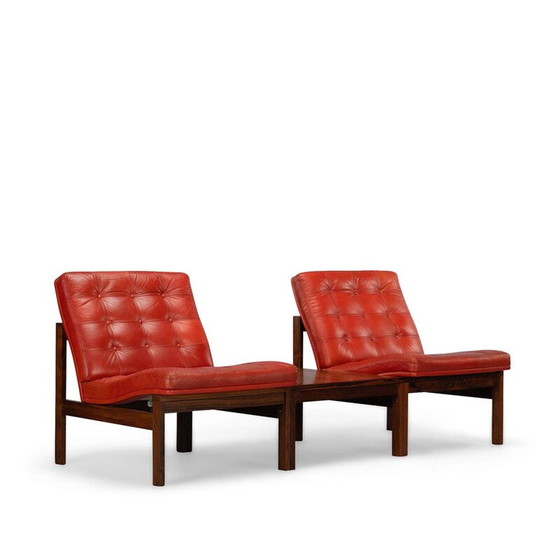 Image 1 of Ensemble salon vintage Moduline par Ole Gjerlov-Knudsen & Torben Lind pour France & Son, Danemark 1962