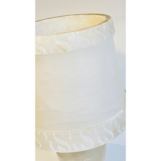 Image 1 of Lampe vintage en albâtre naturel, 1970