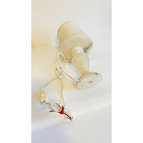 Image 1 of Lampe vintage en albâtre naturel, 1970