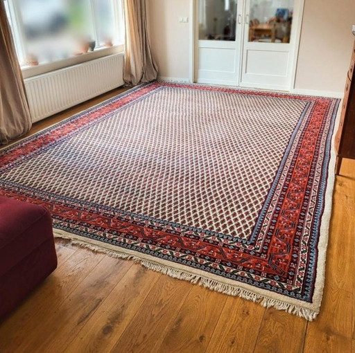 Tapis vintage Sarough Mir Xl | noué à la main, tapis de laine