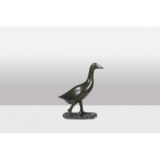 Image 1 of Sculpture en bronze "Goose" de François Pompon pour l'Atelier Valsuani, 2006