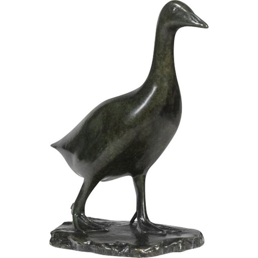 Sculpture en bronze "Goose" de François Pompon pour l'Atelier Valsuani, 2006