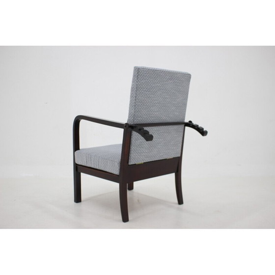 Image 1 of Fauteuil réglable en hêtre, Tchécoslovaquie 1940