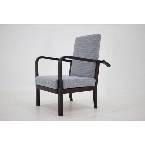 Image 1 of Fauteuil réglable en hêtre, Tchécoslovaquie 1940