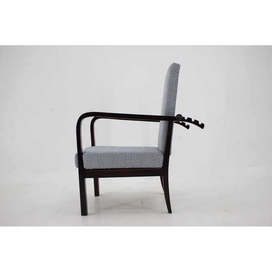 Image 1 of Fauteuil réglable en hêtre, Tchécoslovaquie 1940