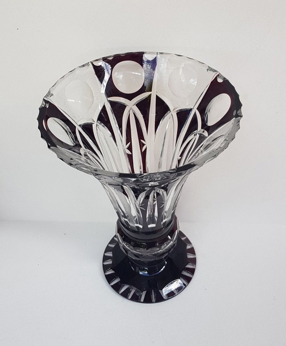 Image 1 of Vase en cristal de Bohème