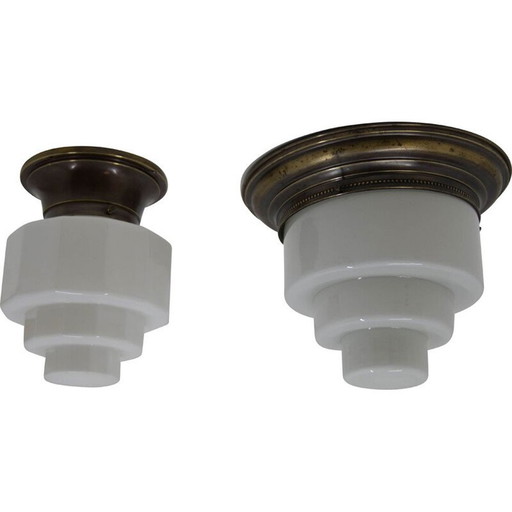 Paire de lampes suspendues Art Déco, 1920