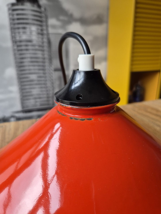 Image 1 of Lampe suspendue en émail