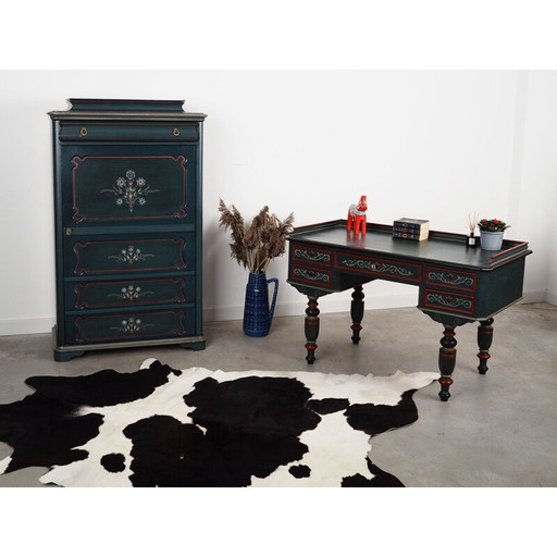 Bureau vintage en pin, Danemark 1960