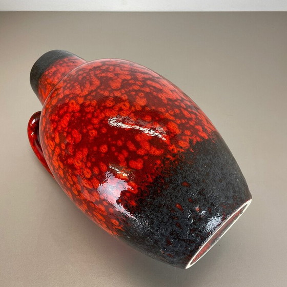 Image 1 of Vase vintage en poterie de lave grasse pour Scheurich, Allemagne 1970