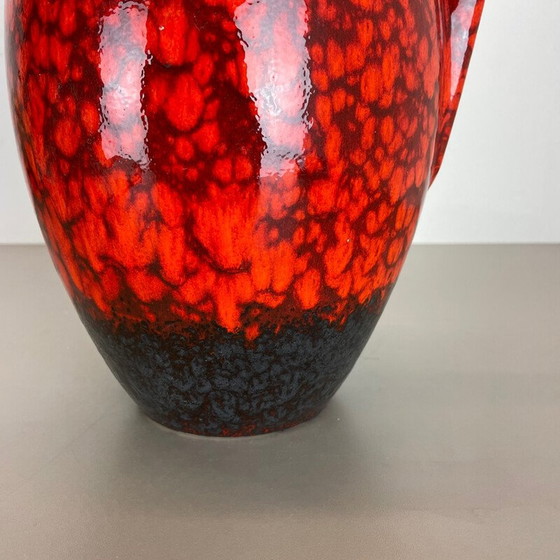 Image 1 of Vase vintage en poterie de lave grasse pour Scheurich, Allemagne 1970
