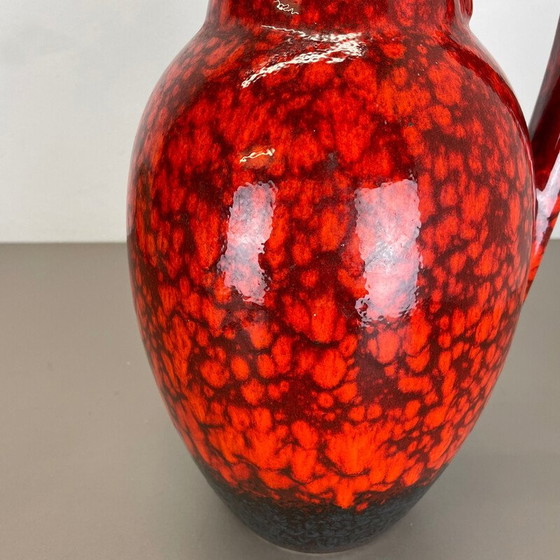 Image 1 of Vase vintage en poterie de lave grasse pour Scheurich, Allemagne 1970