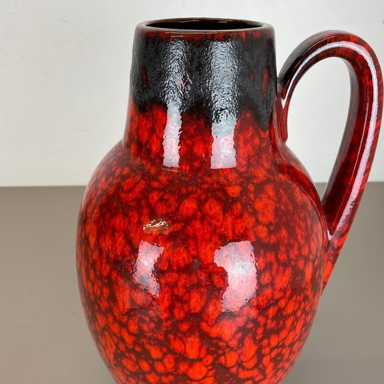 Image 1 of Vase vintage en poterie de lave grasse pour Scheurich, Allemagne 1970