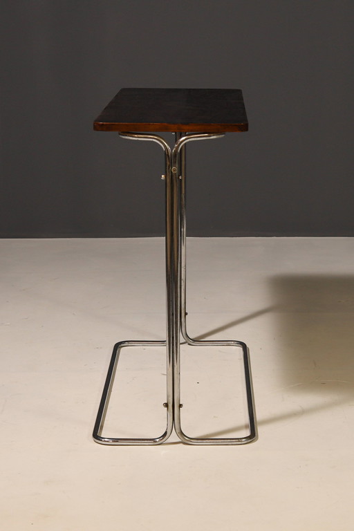 Table console Bauhaus par Robert Slezák, années 1930, Tchécoslovaquie