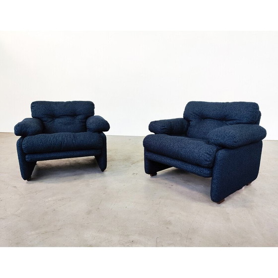 Image 1 of Paire de fauteuils Coronado vintage par Tobia et Afra Scarpa pour B and B Italia, 1960s
