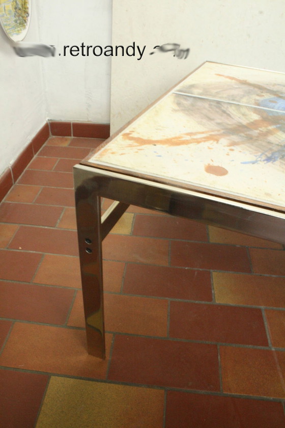 Image 1 of Table basse danoise vintage-Teck-Chrome