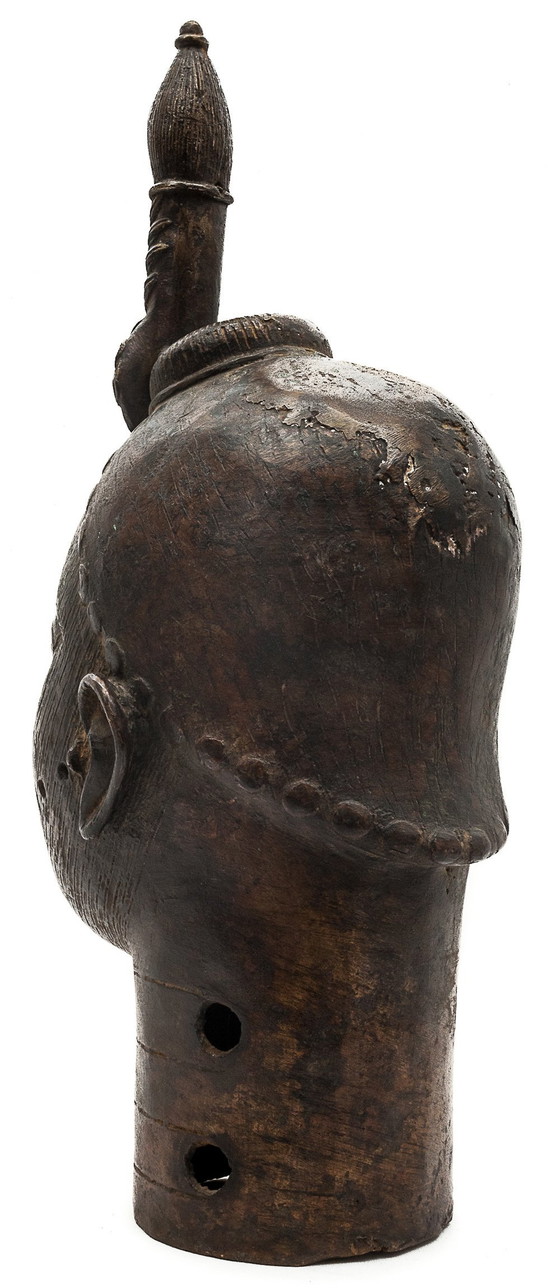 Image 1 of Tête En Bronze Oni Ifé