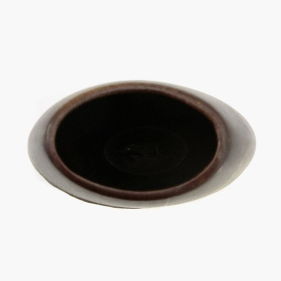 Image 1 of Vase vintage en céramique et verre de Murano par Scheurisch, Italie 1980