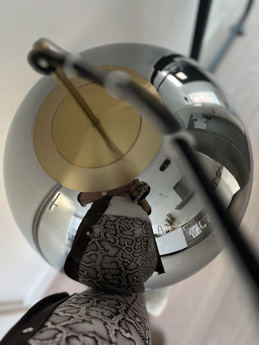 Lampe suspendue Globe en verre 40/48 cm