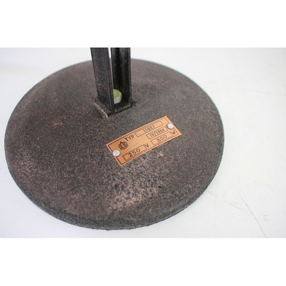 Image 1 of Lampe de table vintage en métal, Tchécoslovaquie 1950