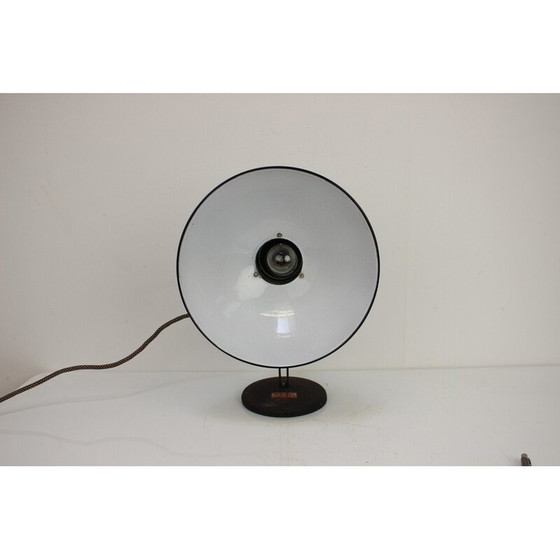 Image 1 of Lampe de table vintage en métal, Tchécoslovaquie 1950